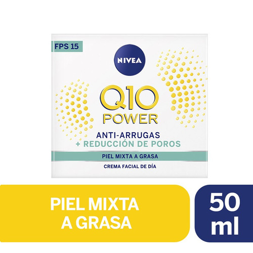 Crema Facial Antiarrugas Q10 Power Nivea Día Fps20 50ml