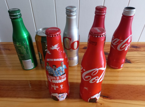 Lote 7 Botellas Coca Cola Sprite Nacional Importadas + Lata7