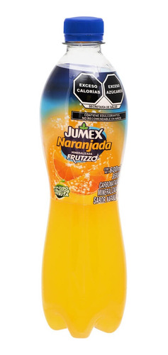 11 Pack Agua Mineral Sabor Naranjada Frutzzo Jumex 600 Ml