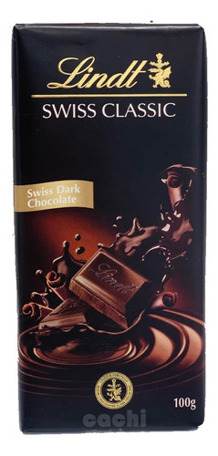 Chocolate Lindt Swiss Classic Amargo 100gr