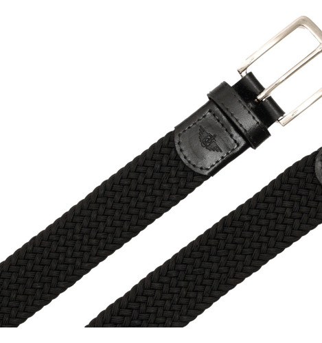 Cinturón Trenzado Casual Para Hombre Mod.dmtbn-w001 Dockers® Color Negro Talla 40