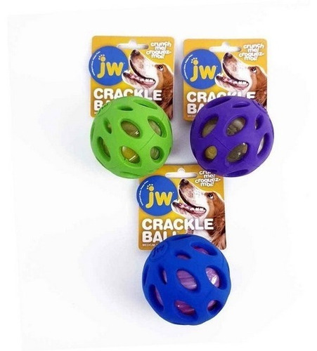 Jw Juguete Crackle Heads Crackle Ball Medium