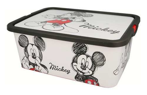 Caja Organizadora Infantil Mickey 13 Lts Plástica 