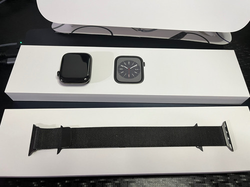 Apple Watch Series 8 Gps+cel Acero Inox Grafito Milanese Grafito Milanese Gris Oscuro Grafito (Usado)