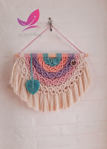 Macrame,plumas,llamador De Ángeles Tapiz Pared,atrapasueños