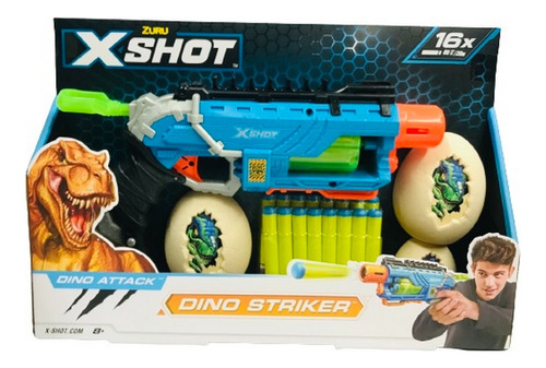 Pistola X-shot Dino Striker Lanza Dardos New Ar1 7324 Ellobo