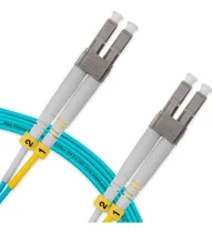 Comprar Kit Com 5 Cordões Ópticos Lc Lc Duplex Mmf 5m Om3 Miljet