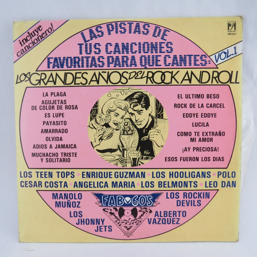 D1355 Canta Los Grandes Años Del Rock And Roll Vol 1 Lp