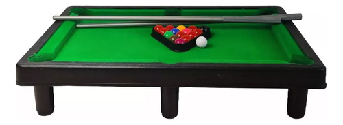 Juego Mesa Billar Pool Niños Paño Tacos Bolas Organizador