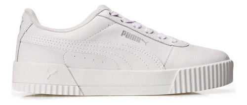 Tênis feminino Puma Carina Lux Bdp cor white/white/white - adulto 36 BR