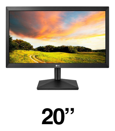 Imagen 8 de 10 de Monitor gamer LG 20MK400H led 19.5" negro 100V/240V
