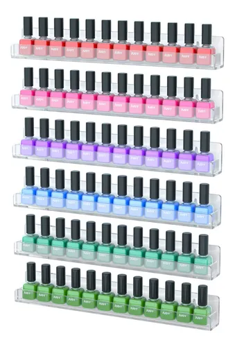 Repisas De Pared Niubee Acrilicas Para Esmaltes De Unas