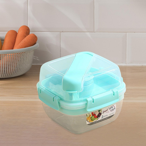 Recipiente Para Ensalada Para Llevar, Recipiente Compatible