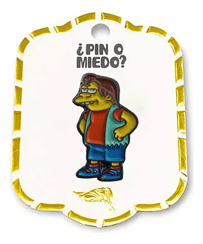 Pines Metálicos Serie De Tv Los Simpson Pin Nelson Muntz
