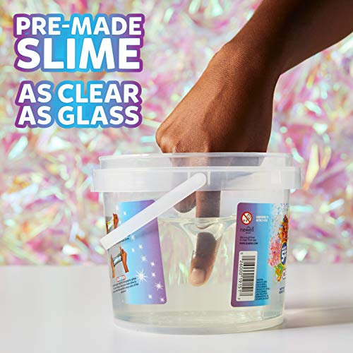 Bote De Slime Transparente Con Complementos Para Niños