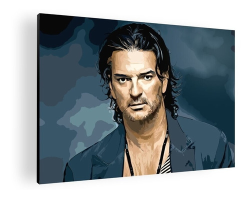 Cuadro Decorativo Mural Moderno Ricardo Arjona 118x84 Mdf