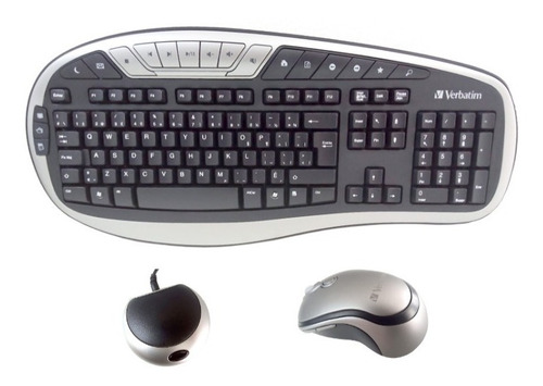 Combo Teclado Y Mouse  Multimedia Wireless Verbatim 96930