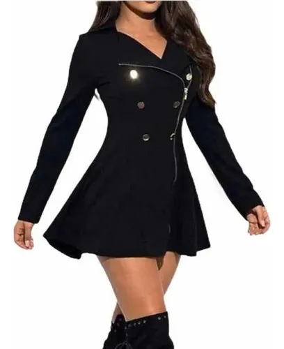 Abrigo tipo vestido para mujer new arrivals