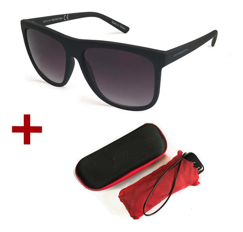 Imagen 1 de 8 de Promocion Paragua + Kvn Lentes Sol Anteojos Kevingston R8130