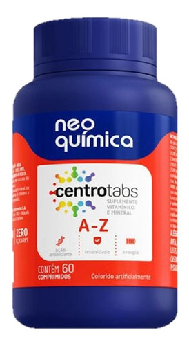 Centro C/60 Comprimidos Neo Química Zinco Manganês Ferro B12 Sabor Without flavor