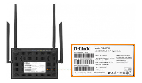 Router Inalámbrico D-link Mesh Ac1200 Usb Clickbox