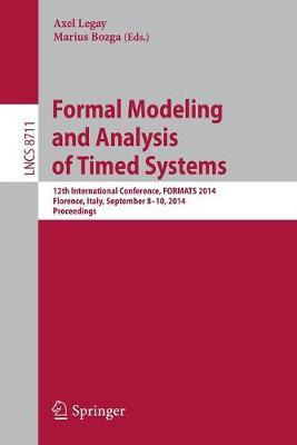 Libro Formal Modeling And Analysis Of Timed Systems - Axe...