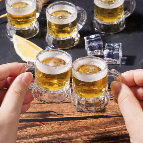 Mini Tazas De Cerveza, Vasos De Plástico Transparente