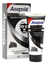 Comprar Mascarilla facial para piel mixta Asepxia Carbón Detox Mascarilla Facial de Limpieza Profunda con Carbón 30g