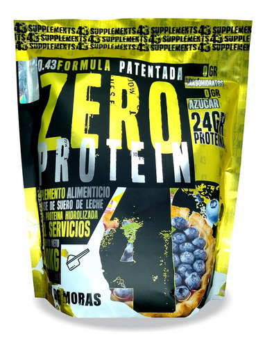 43 Proteina Zero Hidrolizada 1 Kg Pay De Mora 43 Supplements