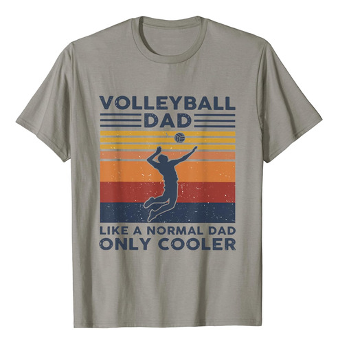Polera Vintage De Voleibol Con Texto En Inglés  Dad Like A