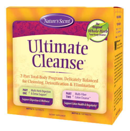 Nature's Secret Ultimate Cleanse 2 Partes De Desintoxicacion