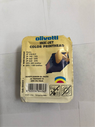 Cartucho Original Olivetti Color Jp192