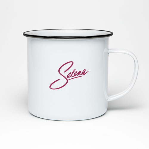 Imagen 2 de 3 de Taza Peltre 11oz Selena Quintanilla / Me Arrepiento