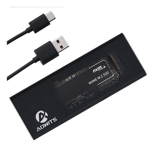 A Adwits Usb 3.1 Gen2 10gbps Tipo -c A Nvme M.2 Adaptador Ss