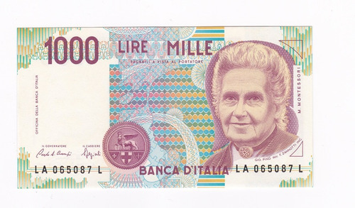 Ltb073. 1000 Liras, 1990; Pick 114.
