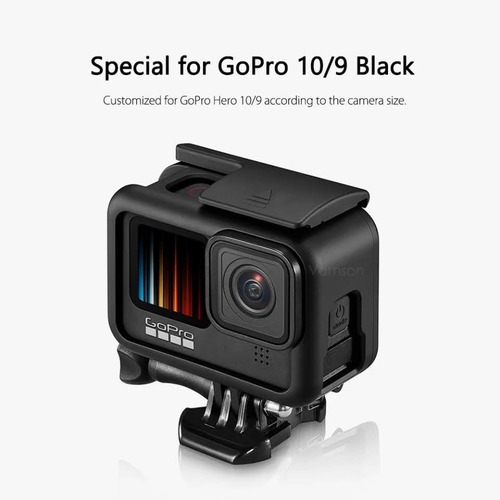 Imagen 1 de 4 de Frame Marco Protector Carcasa Para Gopro 9 Y 10 + Regalo