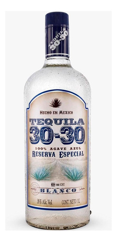 Paquete De 3 Tequila 30-30 Blanco 1 L