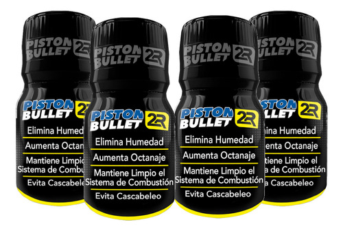 Elevador De Octanaje Piston Bullet 2r Para Motos 2t Y 4t 4un