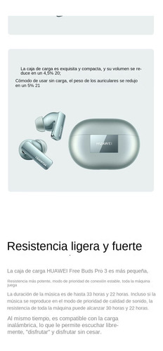 Auriculares Bluetooth Freebuds Pro3 Star Flash De Huawei