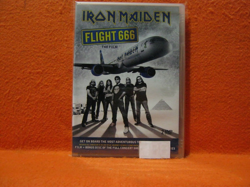 Imagem 1 de 3 de Dvd Duplo Iron Maiden Flight 666 The Film