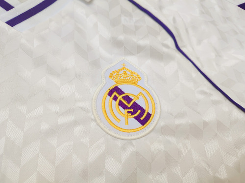 Jersey Real Madrid Retro 86 Local Blanca