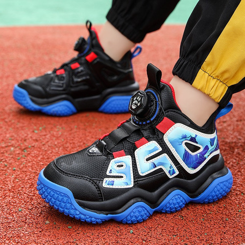 Zapatillas De Baloncesto Para Niños Transpirables En Verano