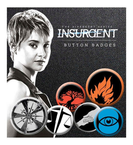 Pack De Chapitas Originales The Divergent Series - Insurgent