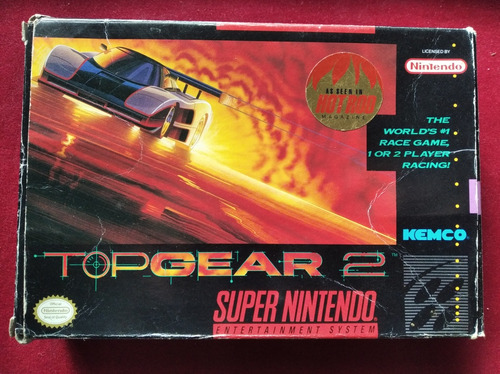 Top Gear 2 ( Juego Super Nintendo Snes ) 50v       _\(^o^)/_