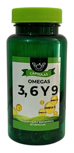 Omega 3, 6 Y 9 60 Cápsulas Con Vitamina E 