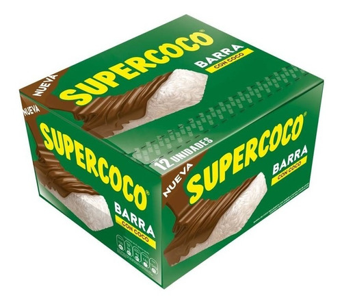 Supercoco Snack En Barra - Caja X 12 Und