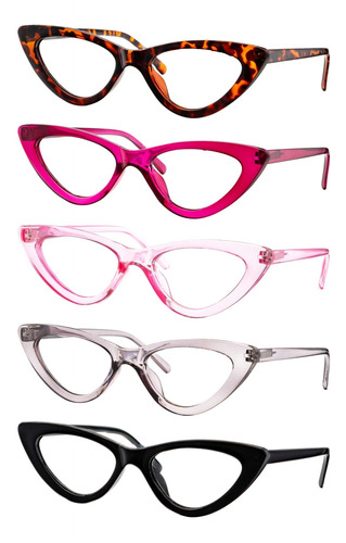 Yogo Vision Gafas De Lectura 5 Unidades Para Mujer, Lentes D