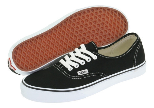 tenis vans negros con blanco