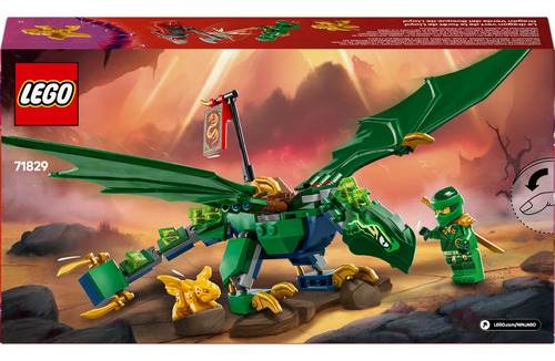 Kit Lego Ninjago El Dragón Del Bosque Verde De Lloyd 71829 128 El Ascenso De Los Dragones