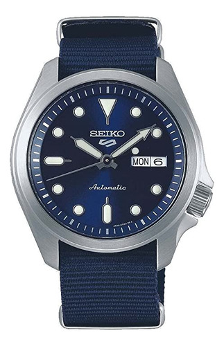 Seiko Reloj Automático Analógico Para Hombre Con Correa De